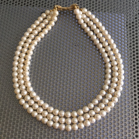 🖤Vtg NEW STOCK💕pearls necklace - Picture 2 of 12
